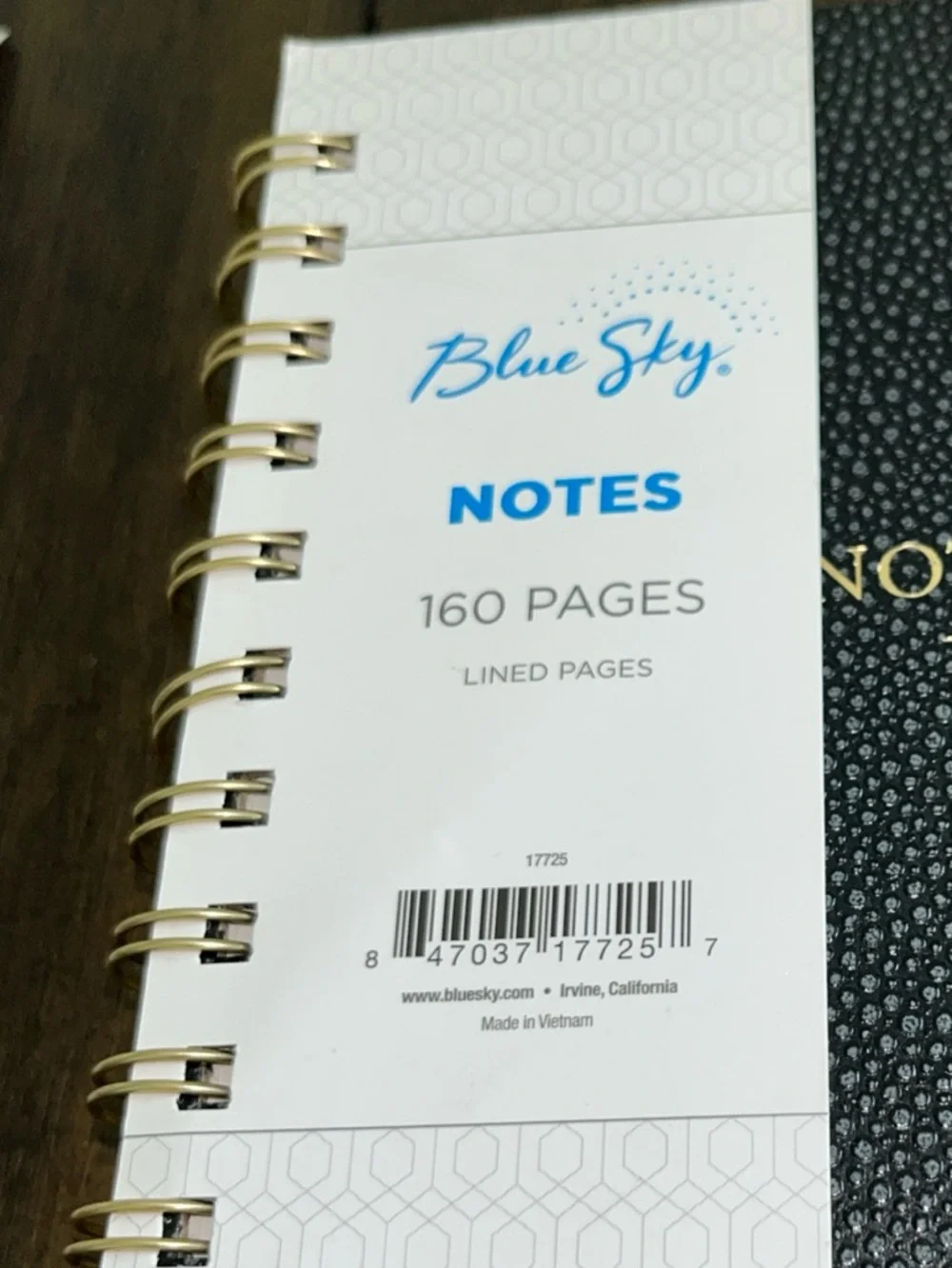 Blue Sky Professional Hardcover Executive Notebook, 160 Ruled Pages NEW!